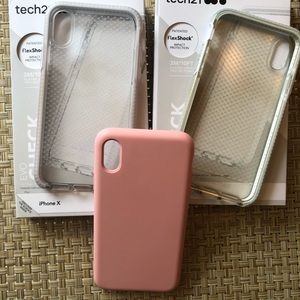 3 iPhone X cases included, tech21 Loopy